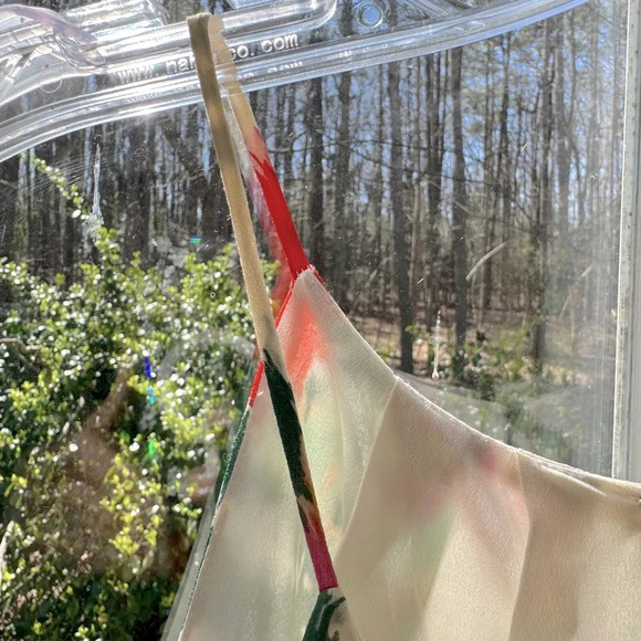 Joie 100% Silk spaghetti strap, halter neckline short dress size small. Flirty. - Picture 6 of 13